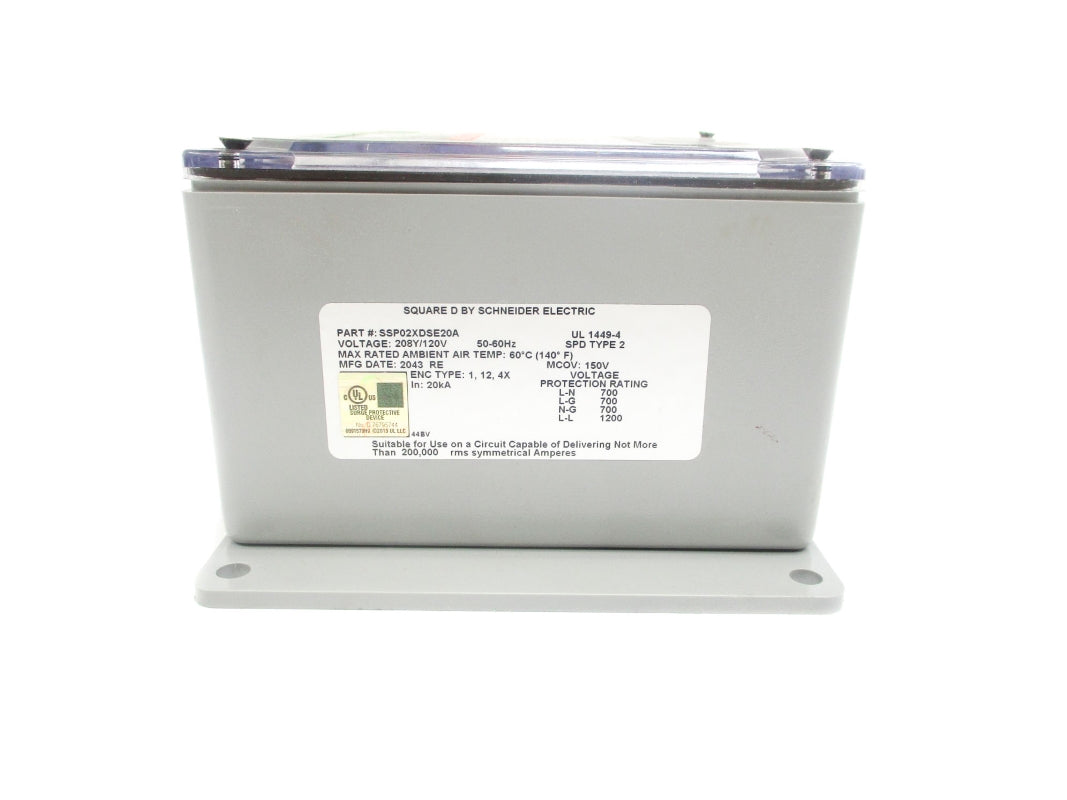 SQUARE D SSP02XDSE20A 120V NSNP