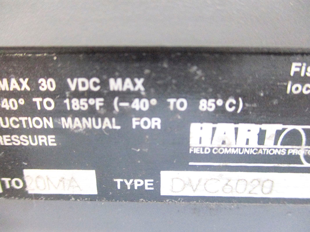 FISHER CONTROLS DVC6020 UNMP