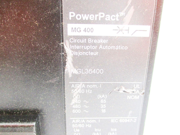 SQUARE D MGL36400 SER. 2 240V 400A NSNP