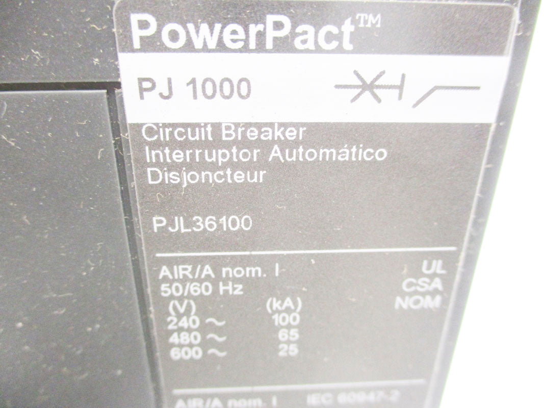 SQUARE D PJL36100 SER. 1 600V 1000A NSNP