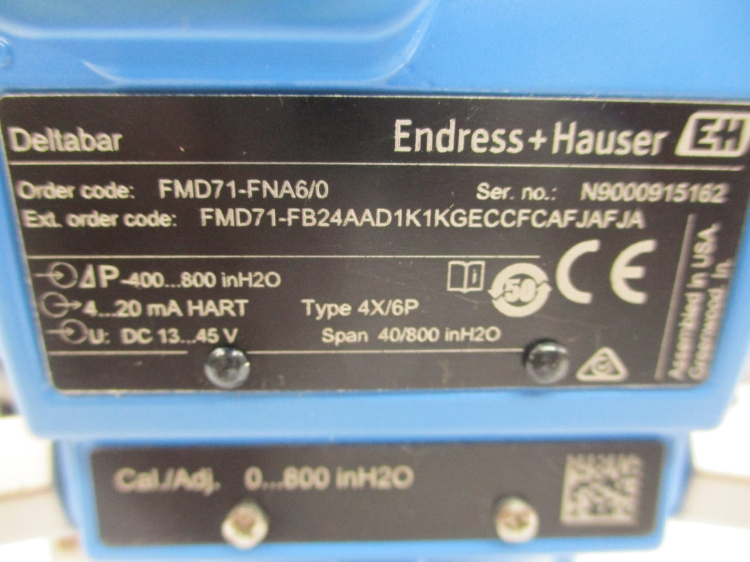 ENDRESS+HAUSER FMD71-FNA6/0 NSNP