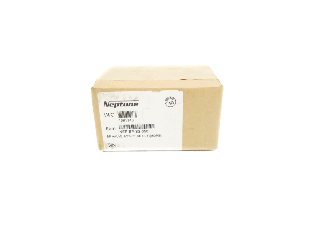 NEPTUNE NEP-BP-SS-050 1/2" 50PSI NSFS
