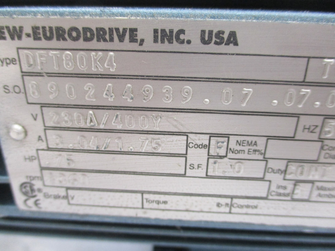 SEW-EURODRIVE R27DT80K4 UNMP