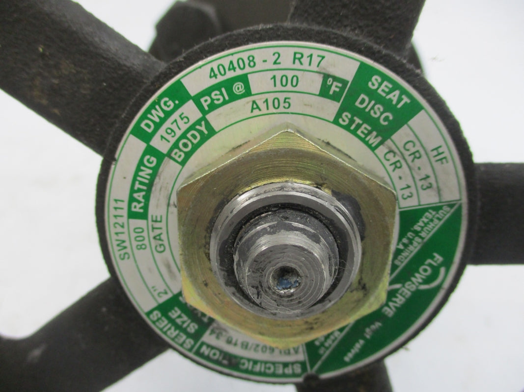 FLOWSERVE 40408-2R17 100PSI 2" NSNP