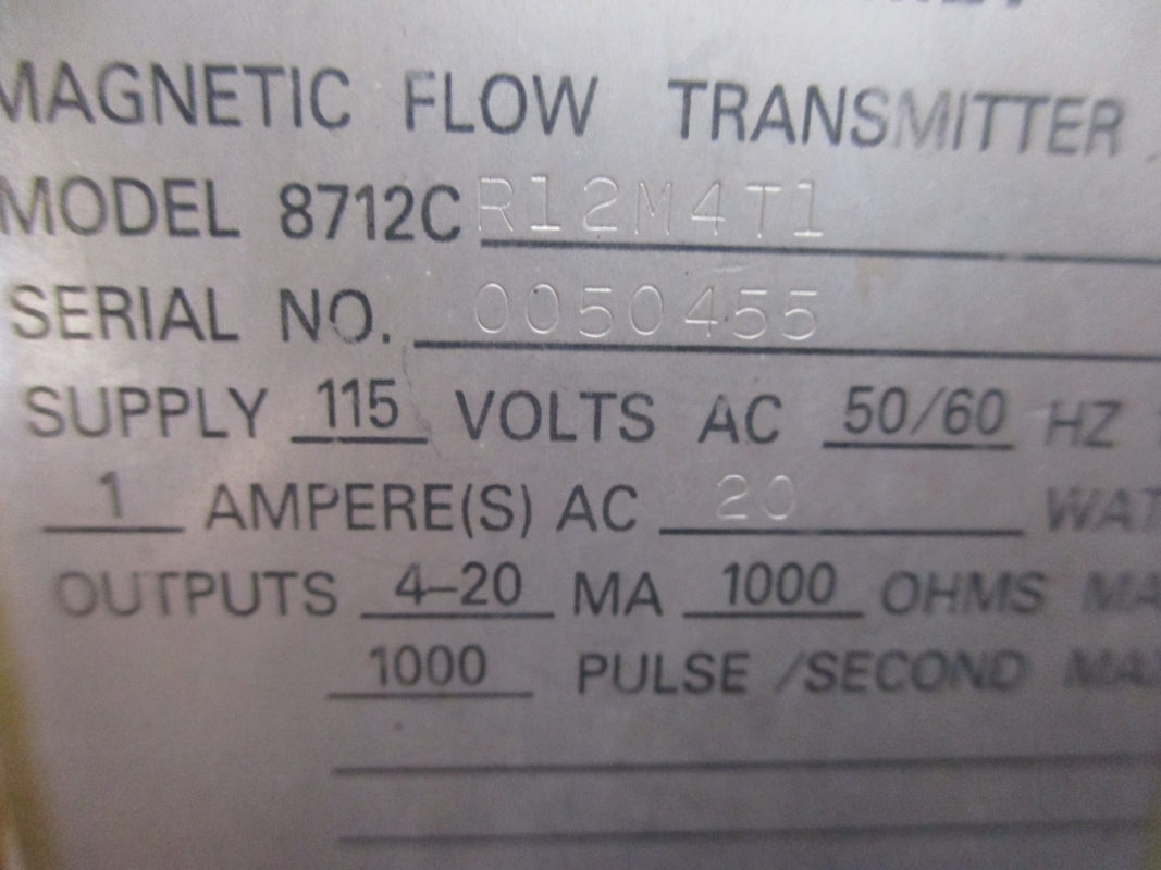 ROSEMOUNT 8712CR12M4T1 UNMP
