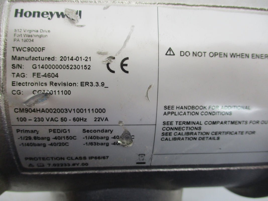 HONEYWELL TWC9000F (AS PICTURED) NSNP
