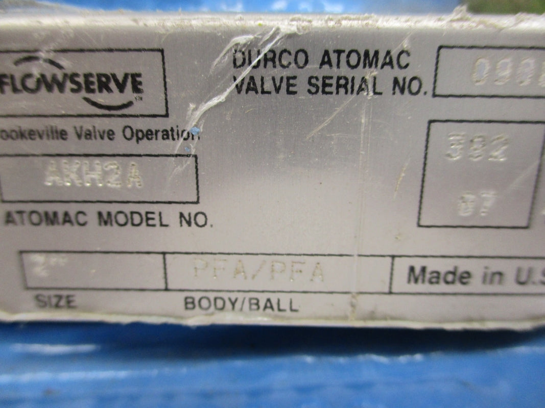 FLOWSERVE AKH2A 2" 87PSI NSNP