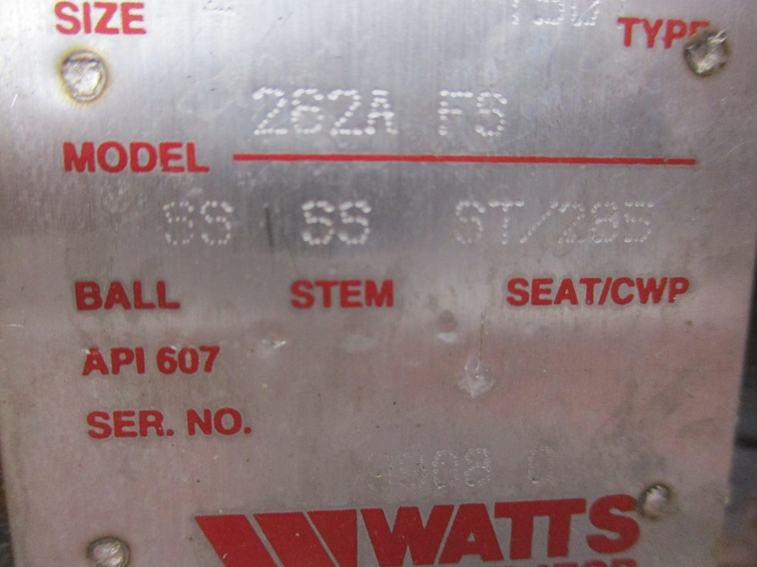 WATTS 262AFS 2" (AS PICTURED) NSNP