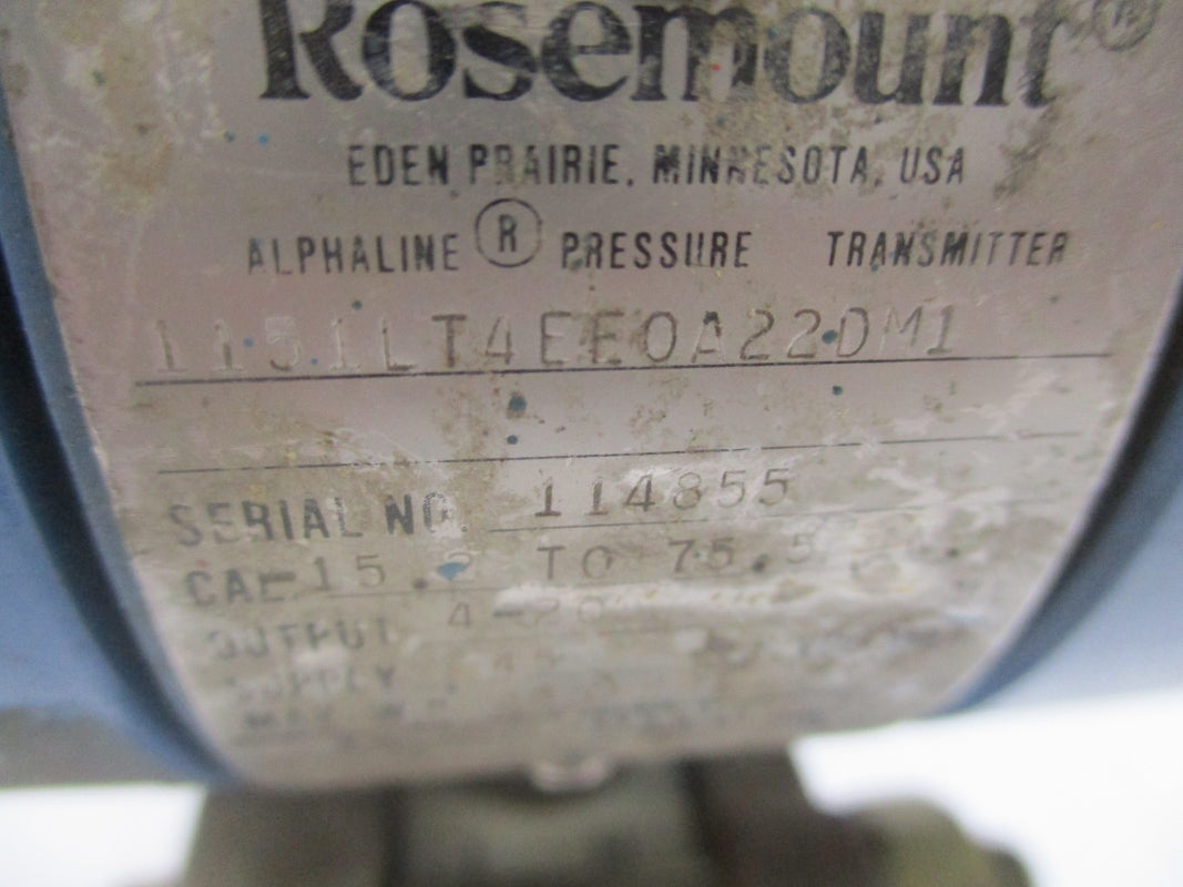 ROSEMOUNT 1151LT4EE0A22DM1 (HOUSING ONLY) UNMP
