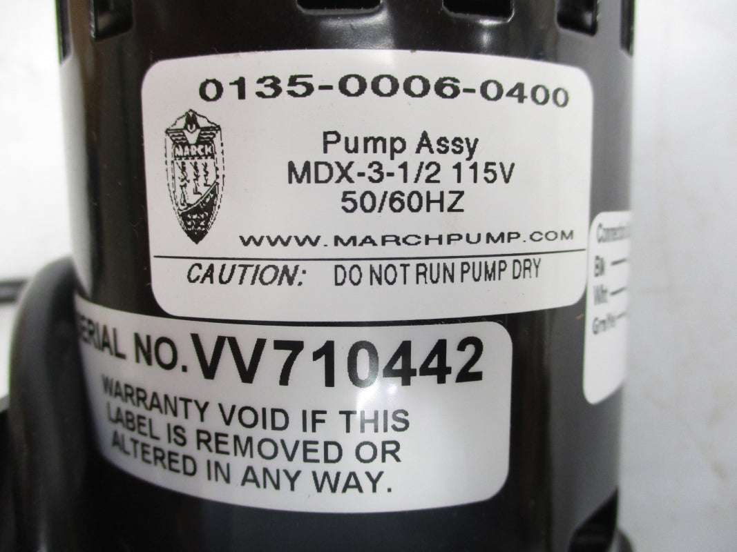MARCH PUMPS 0135-0006-0400 MDX-3-1/2 NSMP