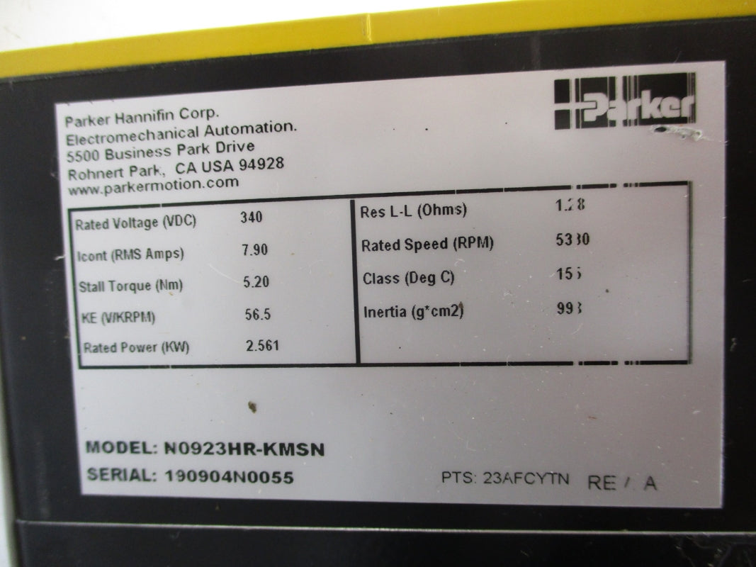 PARKER N0923HR-KMSN NSMP