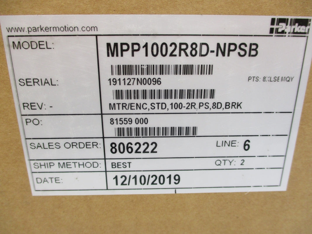 PARKER MPP1002R8D-NPSB NSFS