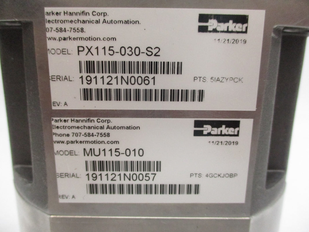 PARKER PX115-030-S2 MU115-010 NSNP