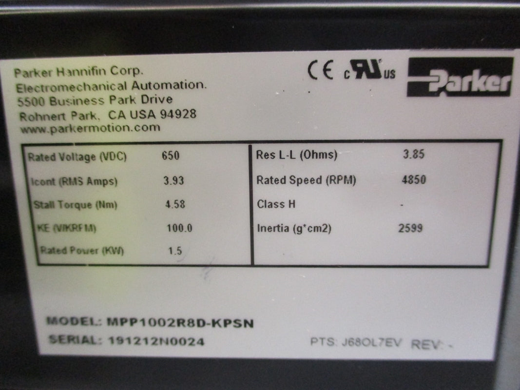 PARKER MPP1002R8D-KPSN NSNP