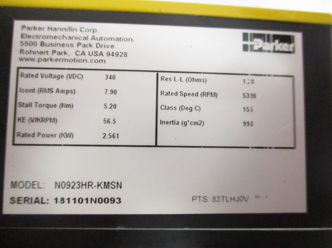 PARKER N0923HR-KMSN NSNP