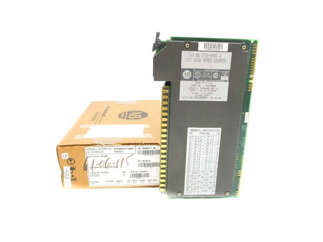 ALLEN BRADLEY 1771-VHSC SER. A F/W B 24VDC REMAN