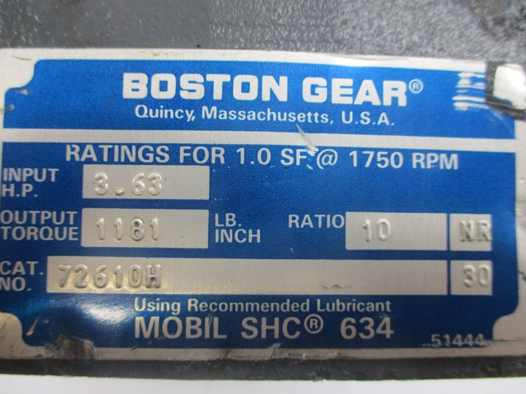 BOSTON GEAR 72610H UNMP