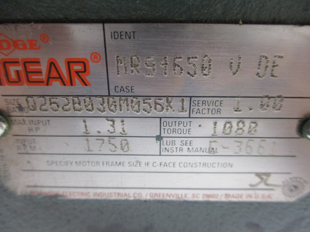 DODGE MR94650VDE UNMP