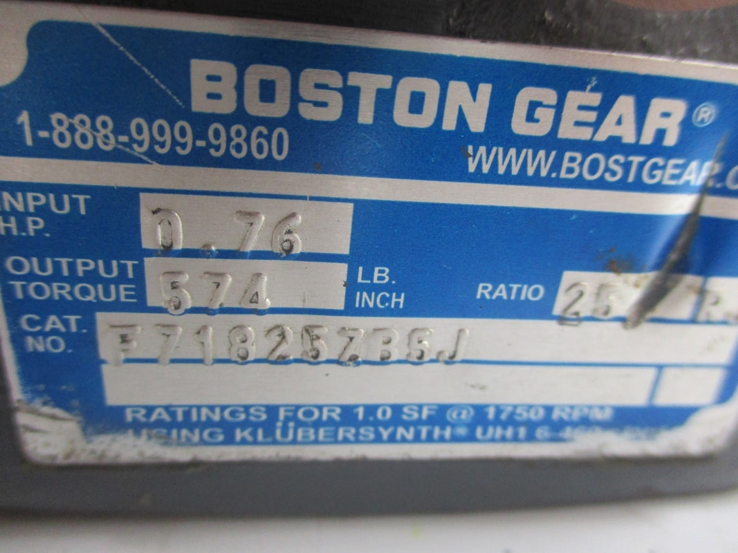 BOSTON GEAR F71825ZB5J UNMP