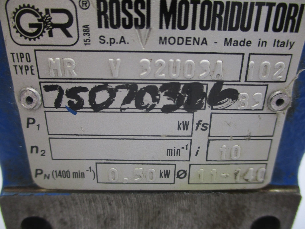 ROSSI MOTORIDUTTORI MRV32U03A UNMP