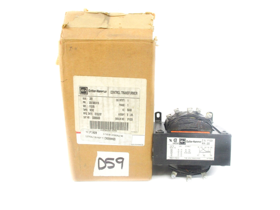 CUTLER HAMMER C0200A3D 208/380/416V NSMP