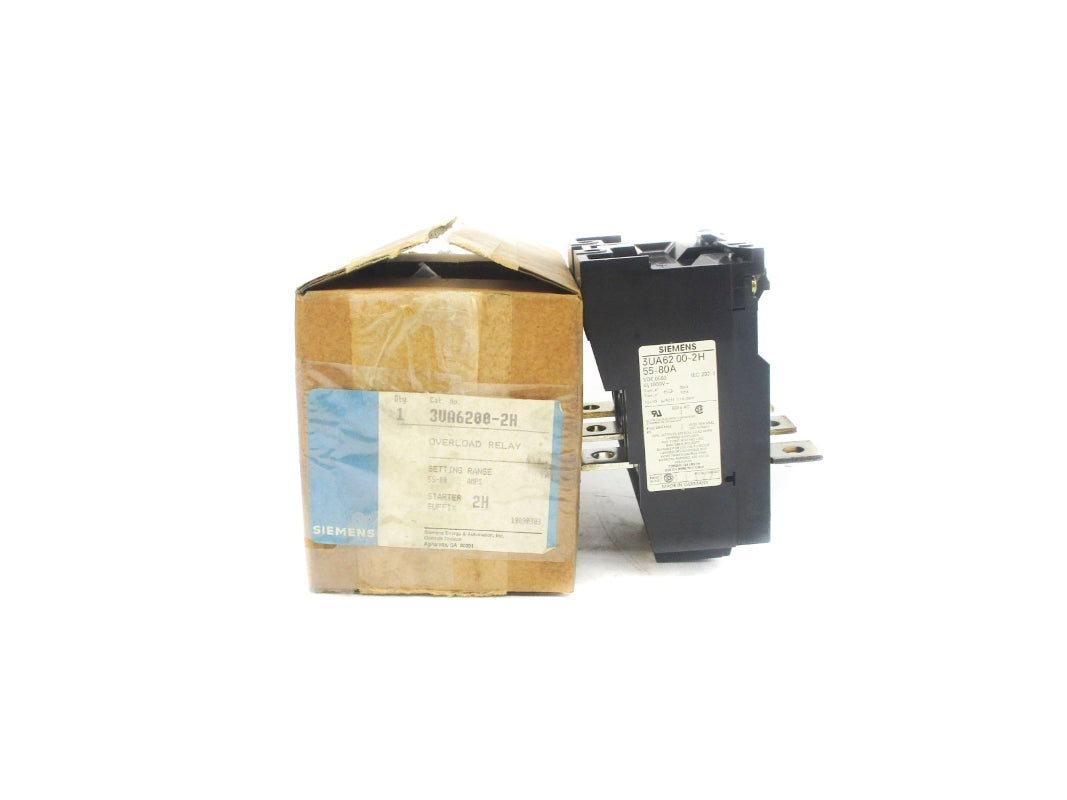 SIEMENS 3UA6200-2H 600VAC 55-80A NSMP