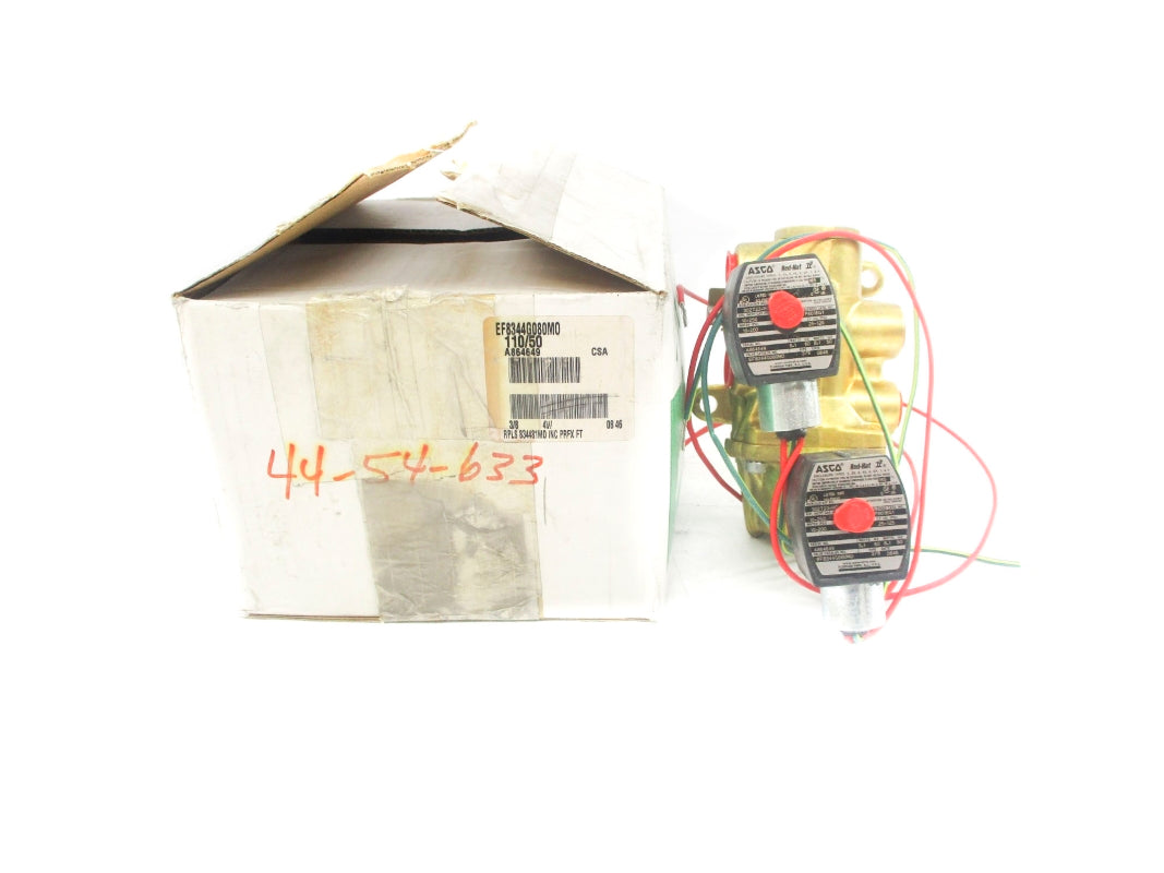 ASCO EF8344G080MO 110/120V 10-250PSI 3/8 NSMP