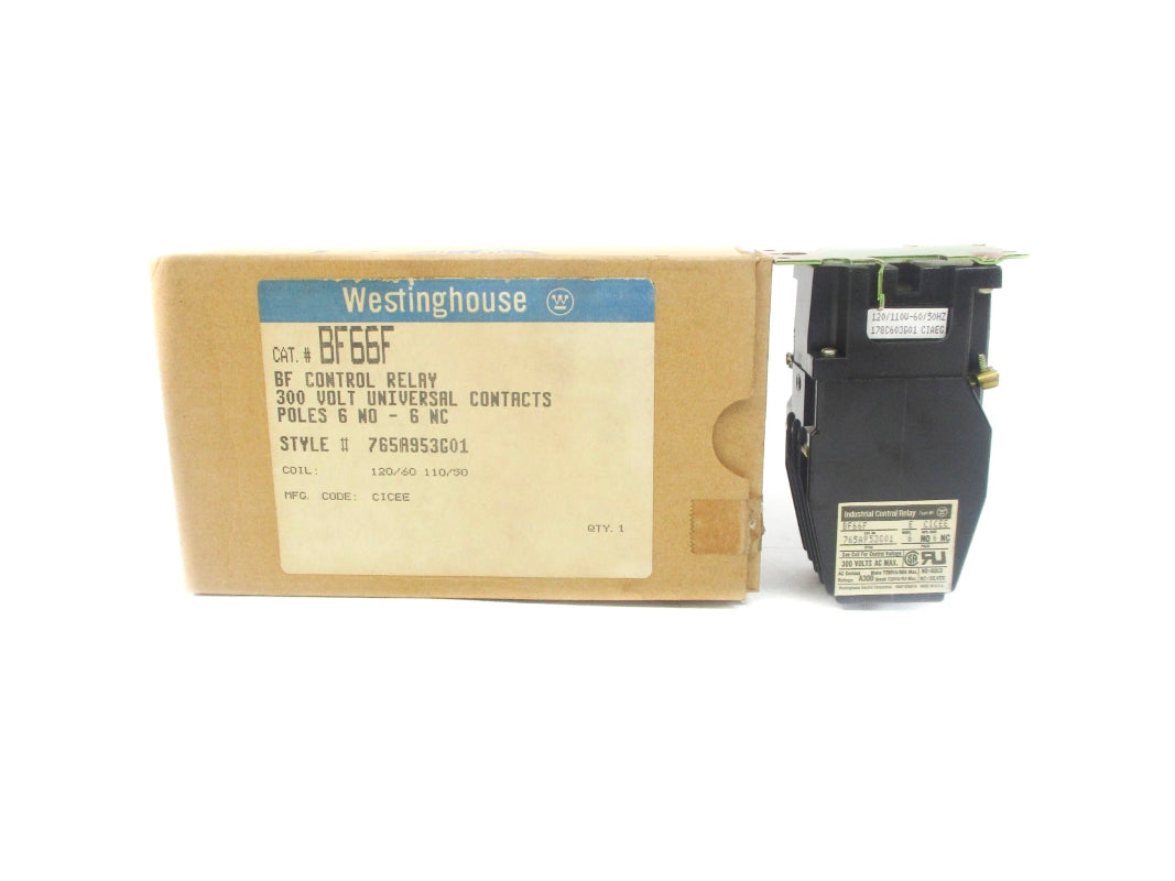 WESTINGHOUSE BF66F 765A953G01 110/120V NSMP