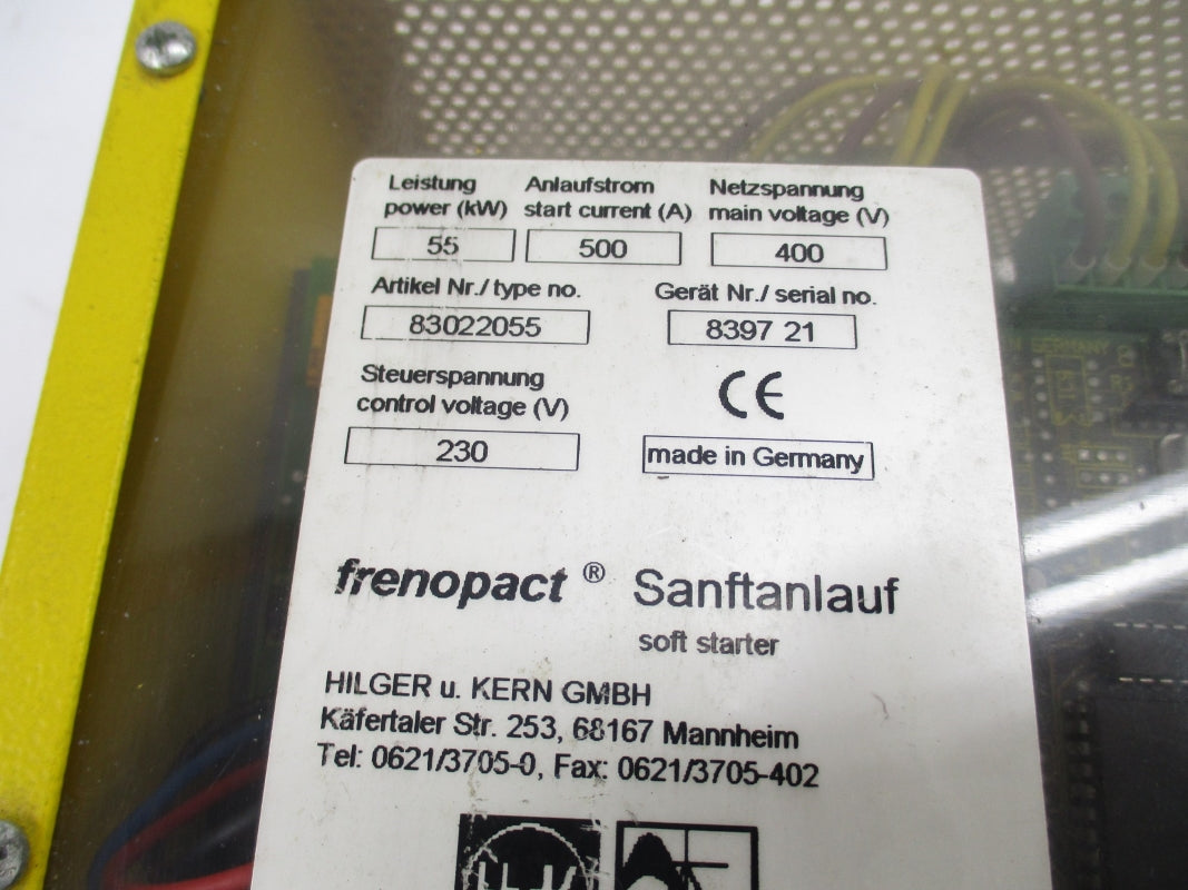 HILGER U. KERN 83022055 400V 500A NSNP