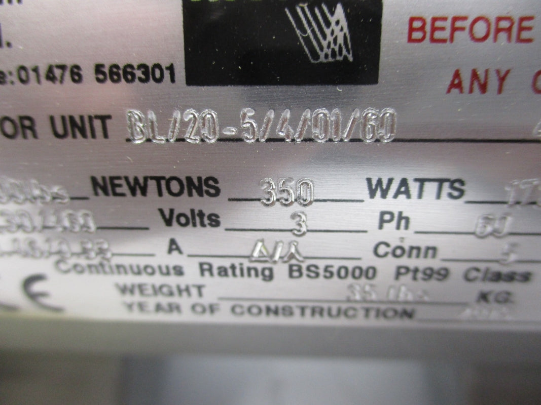 INVICTA BL/20-5/4/01/60 460V NSNP