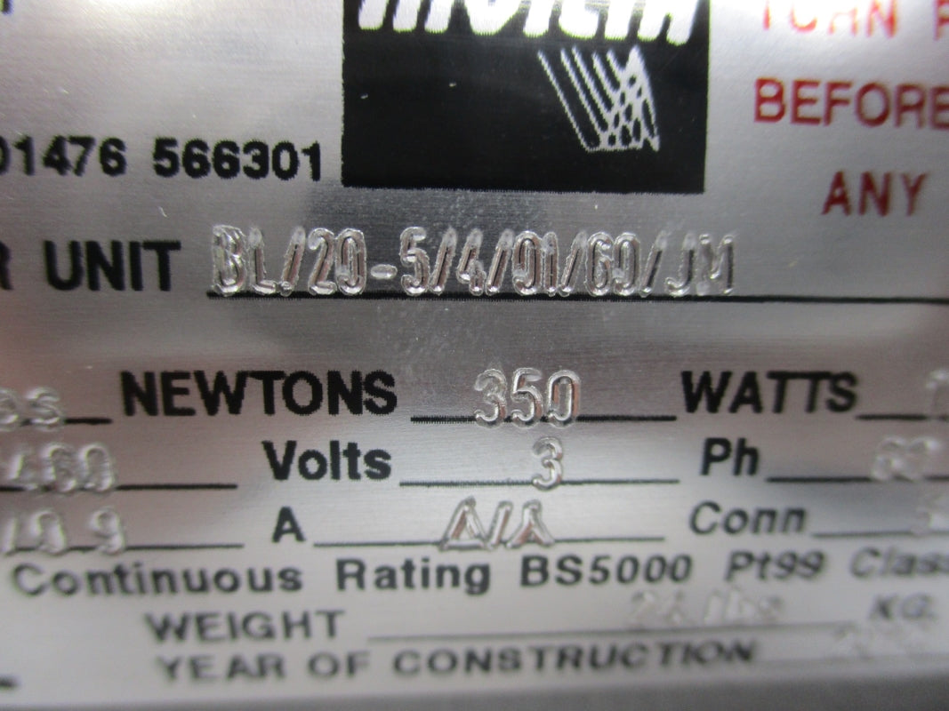 INVICTA BL/20-5/4/01/60/JM 460V NSNP