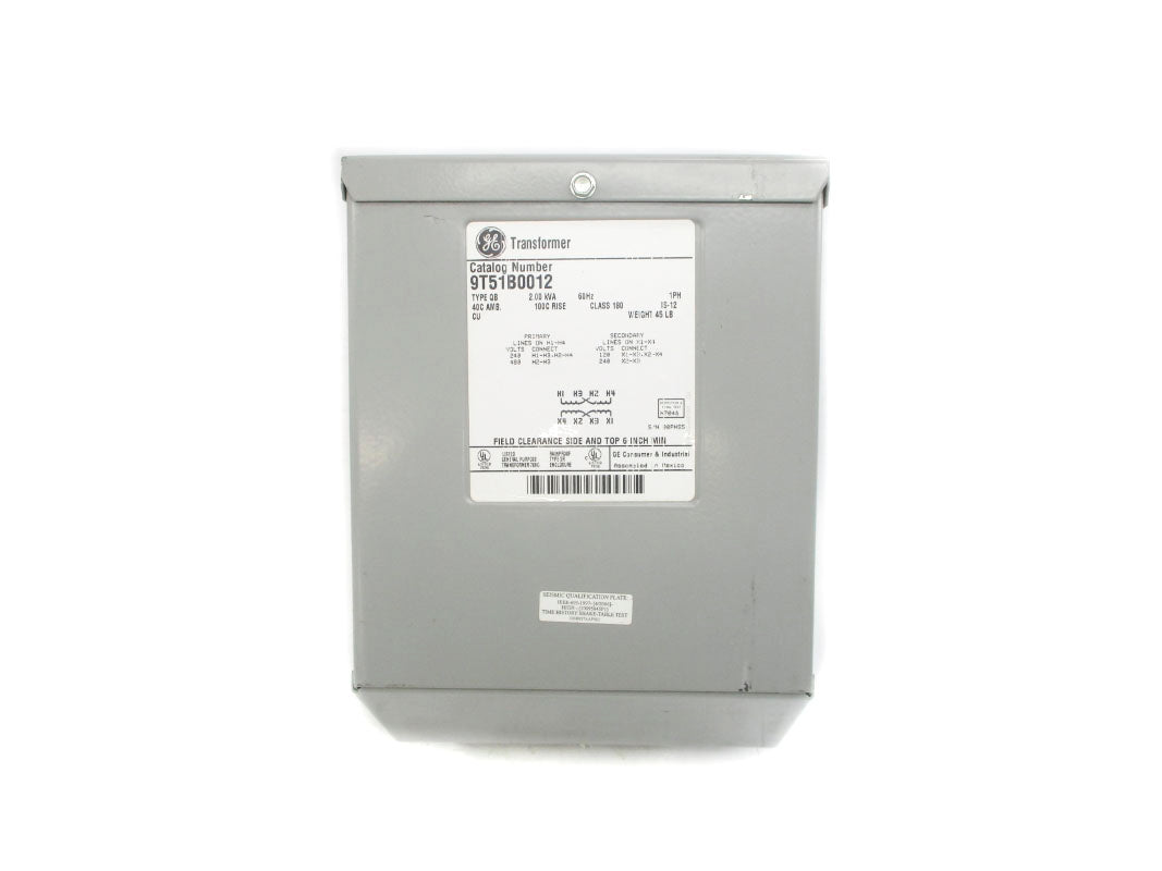 GENERAL ELECTRIC 9T51B0012 480V 2.00KVA (AS PICTURED) NSNP