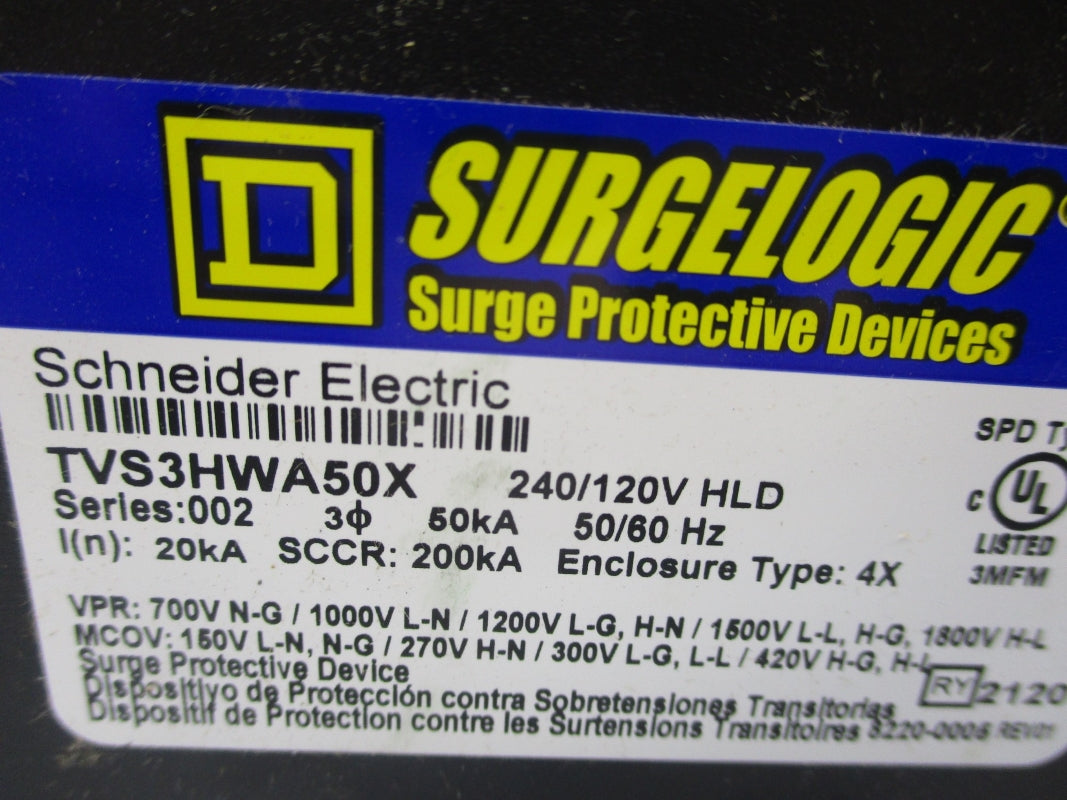 SQUARE D TVS3HWA50X SER. 2 240/120V NSNP