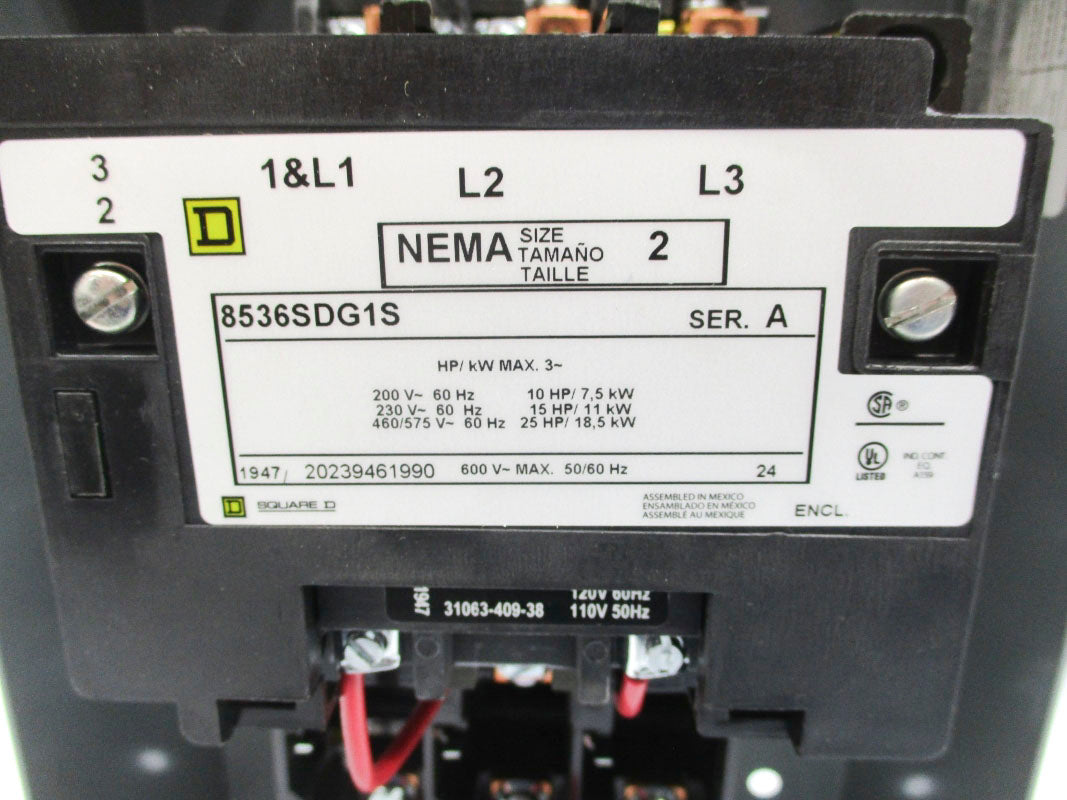 SQUARE D 8536SDG1S SER. A 120V NSNP