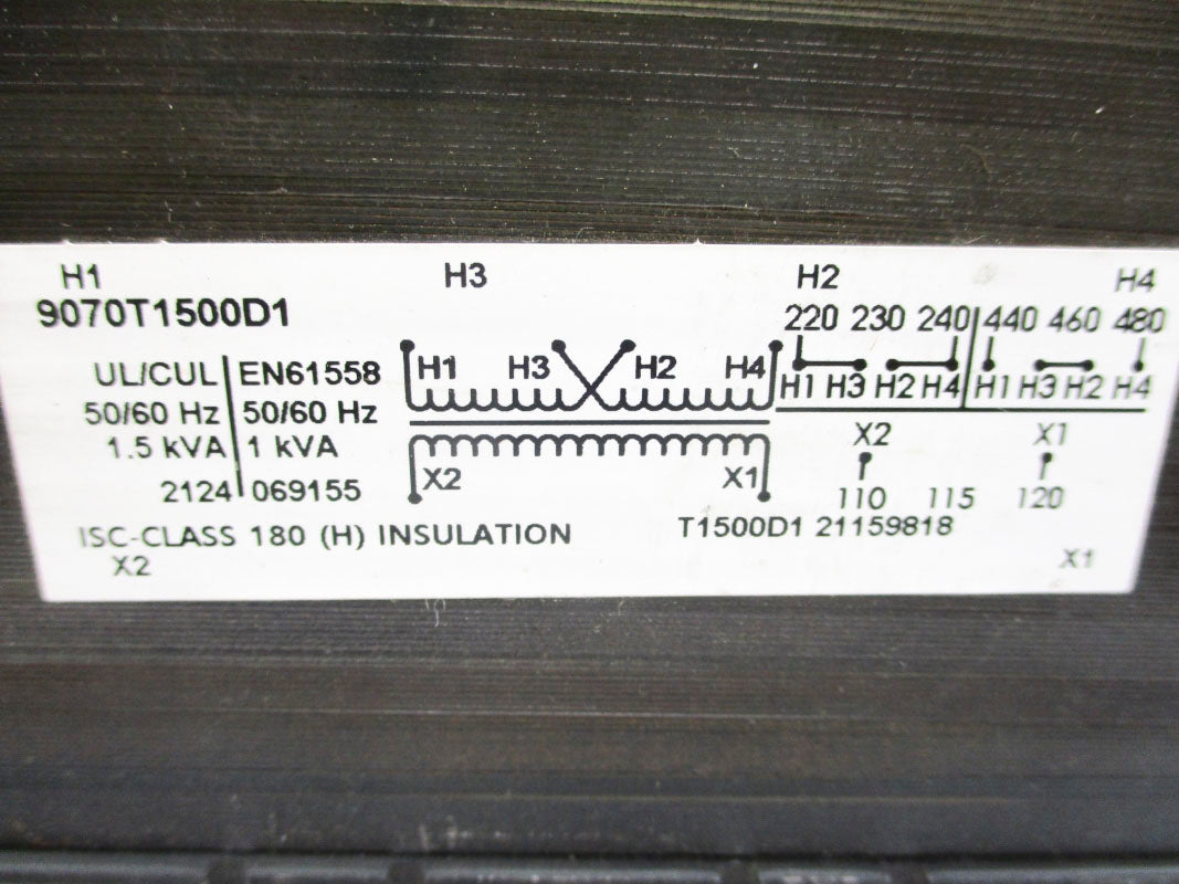 SQUARE D 9070T1500D1 1.5KVA UNMP