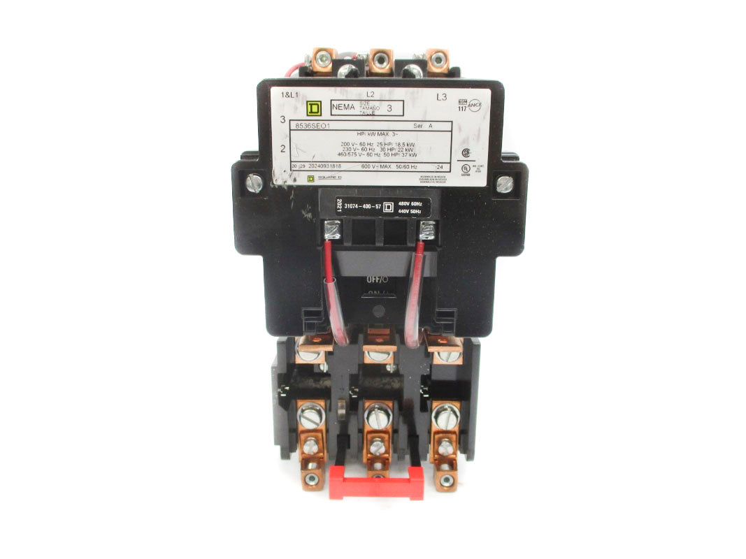 SQUARE D 8536SEO1 SER. A 440/480V NSNP