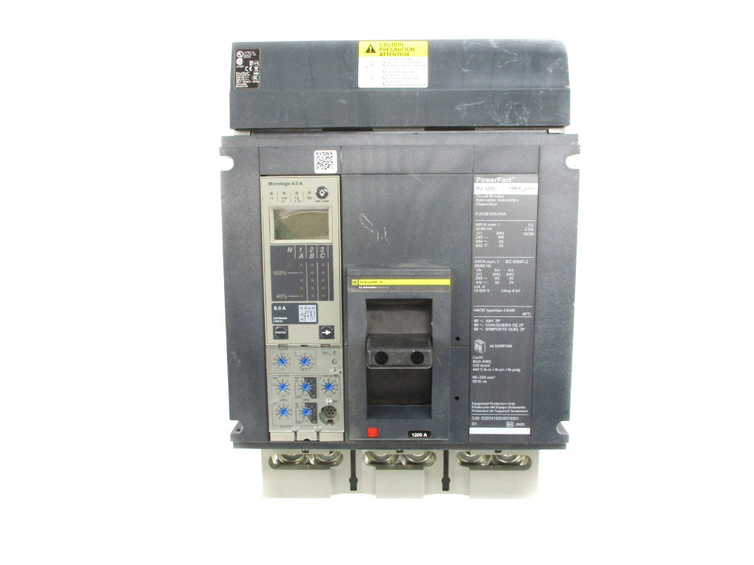SQUARE D PJA36120U44A SER. 1 600V 1200A NSNP