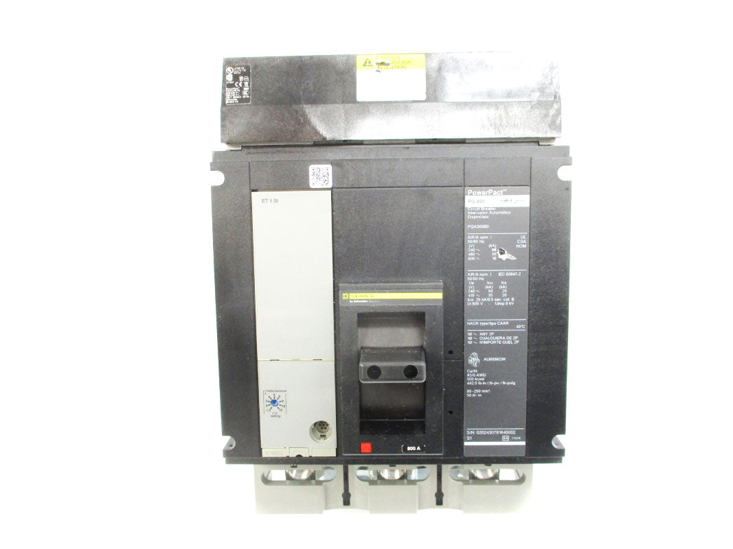 SQUARE D PGA36080 SER. 1 600V 800A (AS PICTURED) NSNP