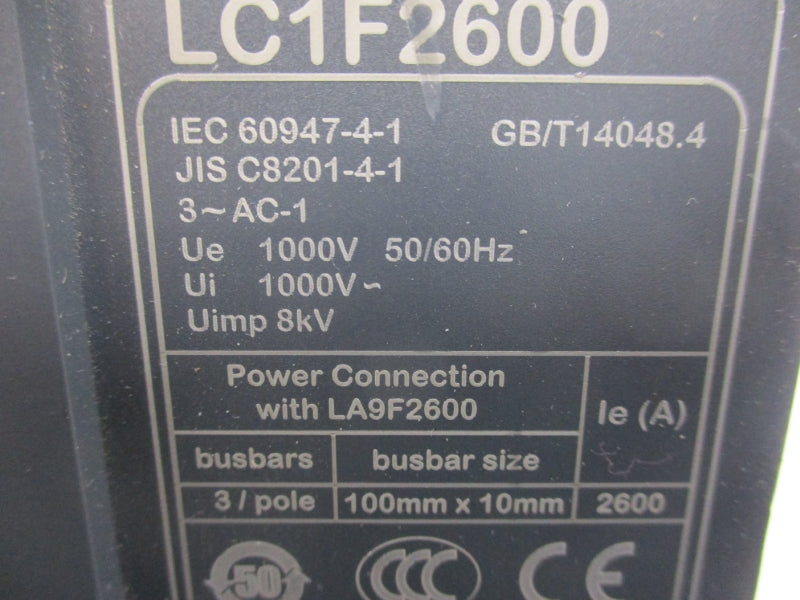 SCHNEIDER ELECTRIC LC1F2600 1000V NSNP