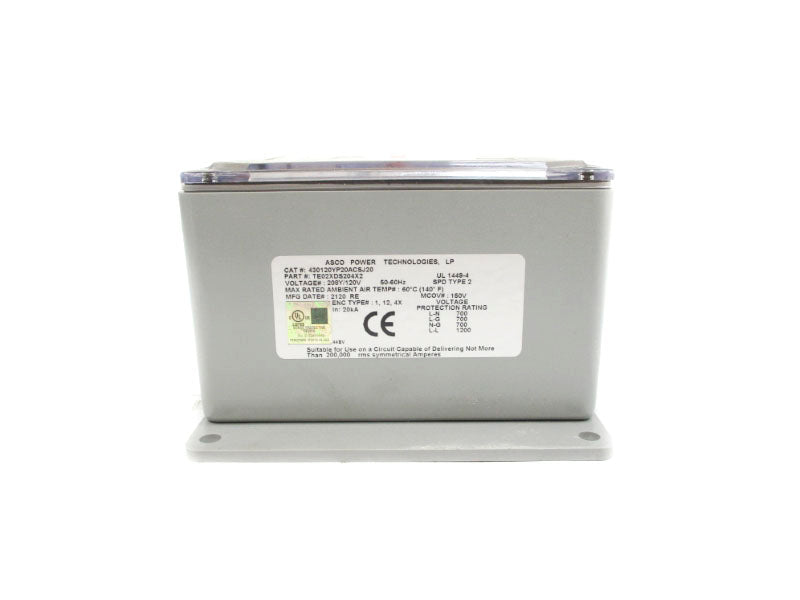 ASCO 430120YP20ACSJ20 TE02XDS204X2 120V NSNP