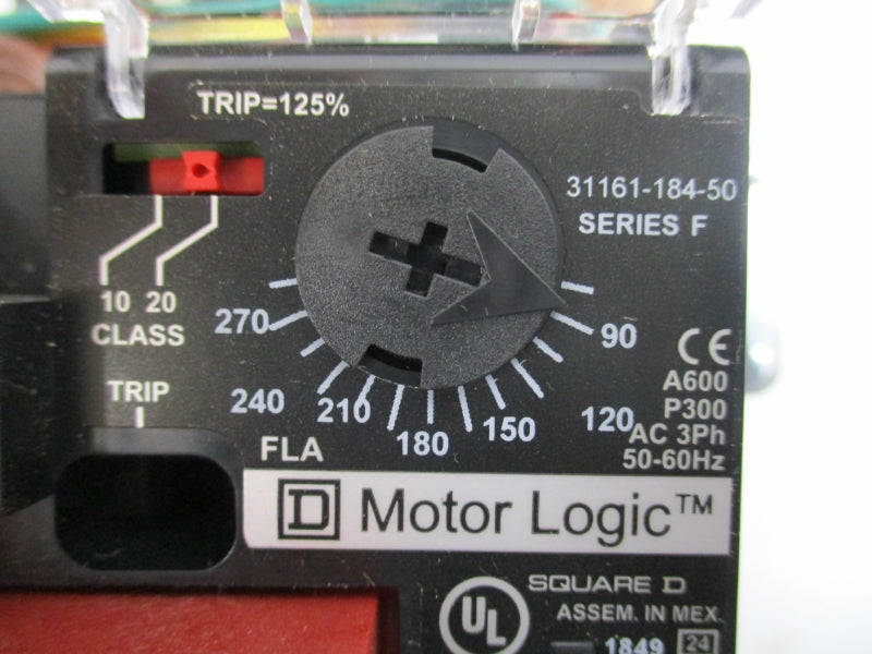 SQUARE D 8536SGO1V02H30 SER. B 110-120V 90-270A NSNP
