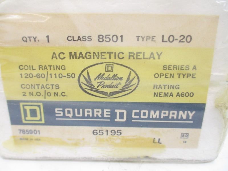 SQUARE D 8501L0-20 SER. A 110/120V NSMP