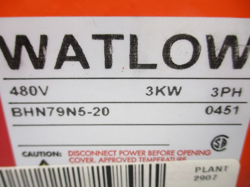 WATLOW BHN79N5-20 480V NSNP