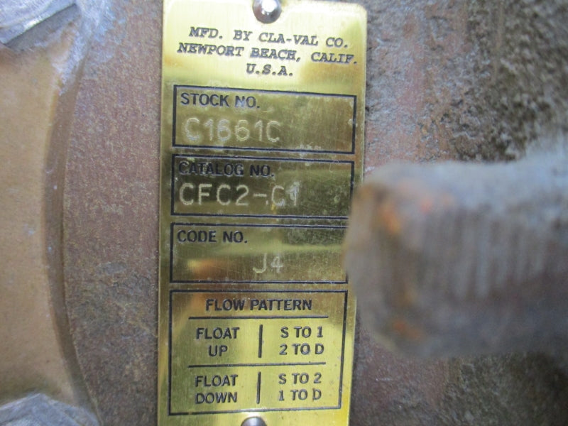 CLA-VAL CFC2-C1 C16616 UNMP