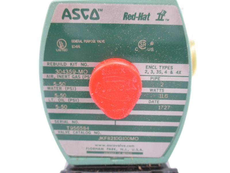 ASCO JKF8210G100MO 24V 5-50PSI 2" NSMP