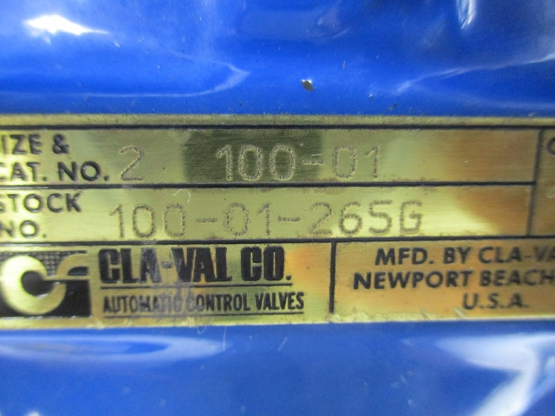 CLA-VAL 100-01 100-01-265G 2" (AS PICTURED) NSNP