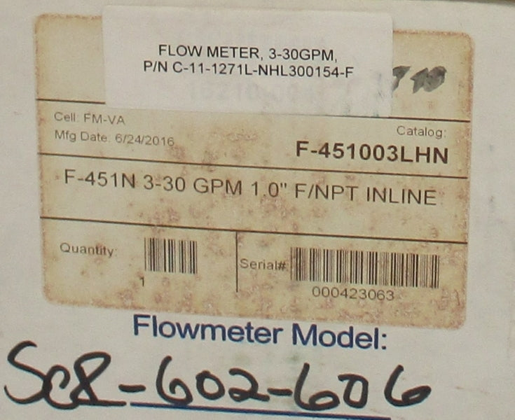 BLUE-WHITE F-451003LHN 3-30GPM 1" NSMP