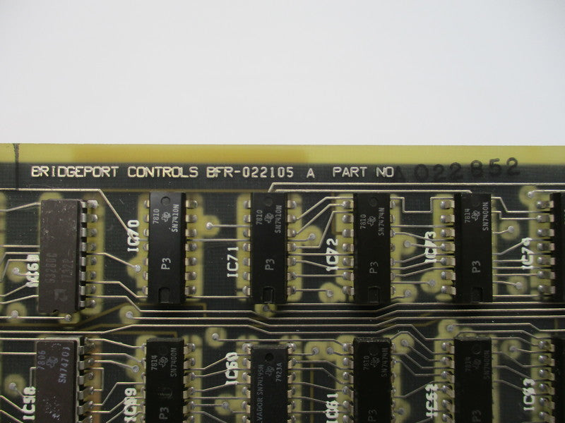 BRIDGEPORT CONTROLS BFR-022105 A022852 NSNP
