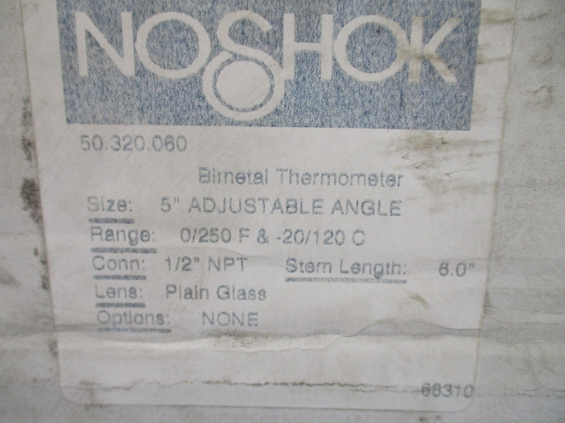 NO SHOCK 50.320.060 0/250 1/2 NPT NSMP