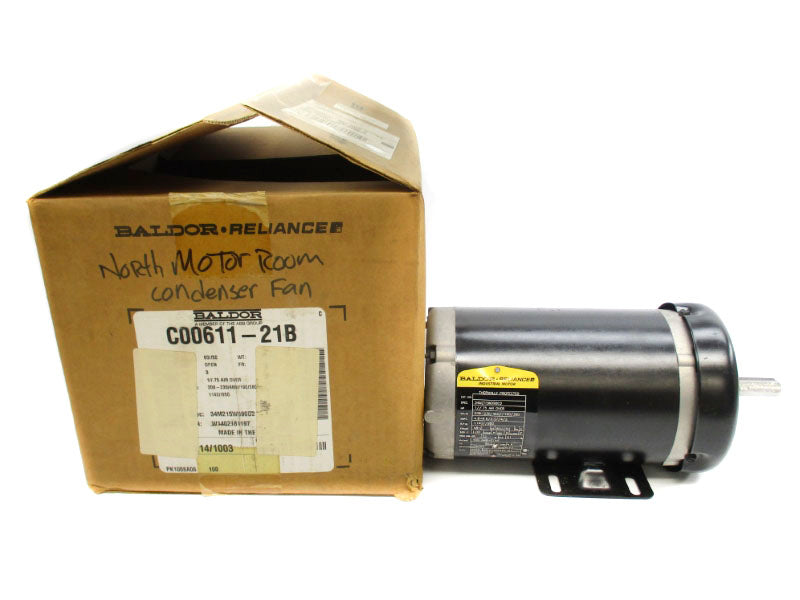 BALDOR C00611-21B 34M215W090G2 SER. F 208-230V NSMP